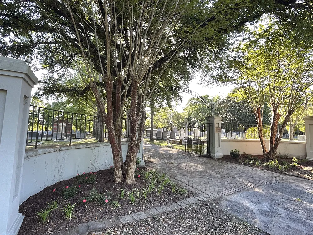 cemetery entrance